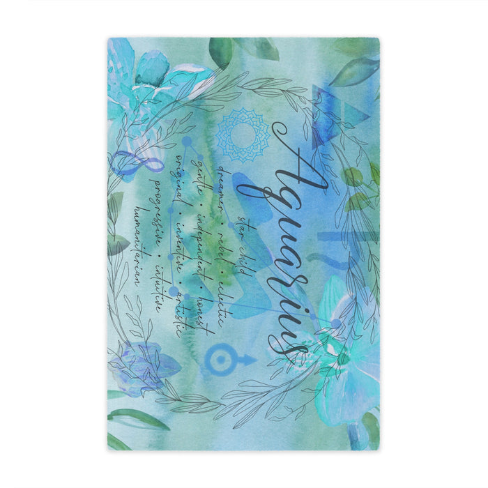 Aquarius Microfiber Blanket