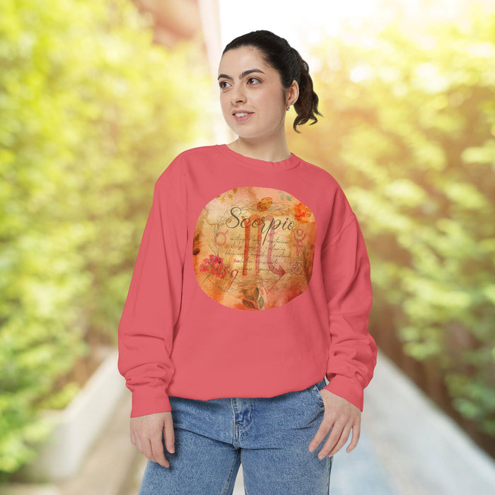 Scorpio Unisex Garment-Dyed Sweatshirt