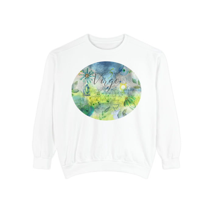 Virgo Unisex Garment-Dyed Sweatshirt