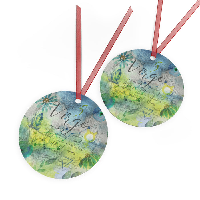Virgo Metal Ornaments