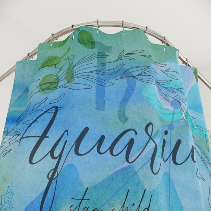 Aquarius Shower Curtains
