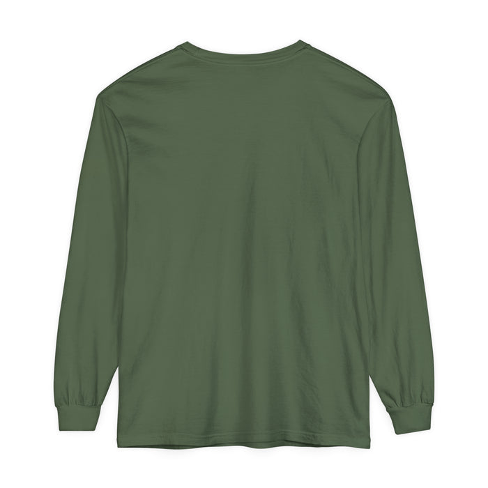 Cancer Unisex Garment-dyed Long Sleeve T-Shirt