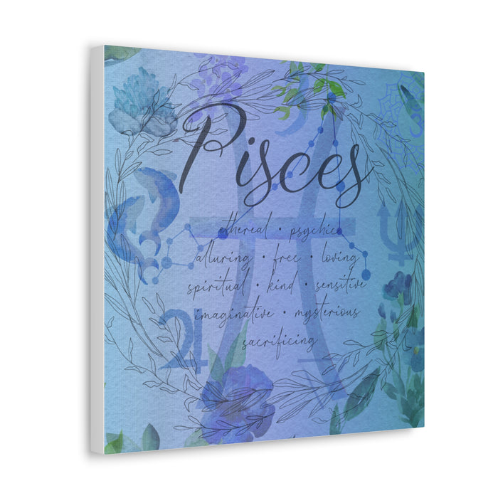 Pisces Canvas Gallery Wraps