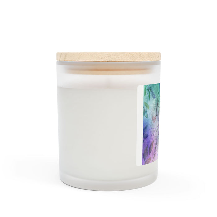 Cancer Frosted Glass Candle, 11oz