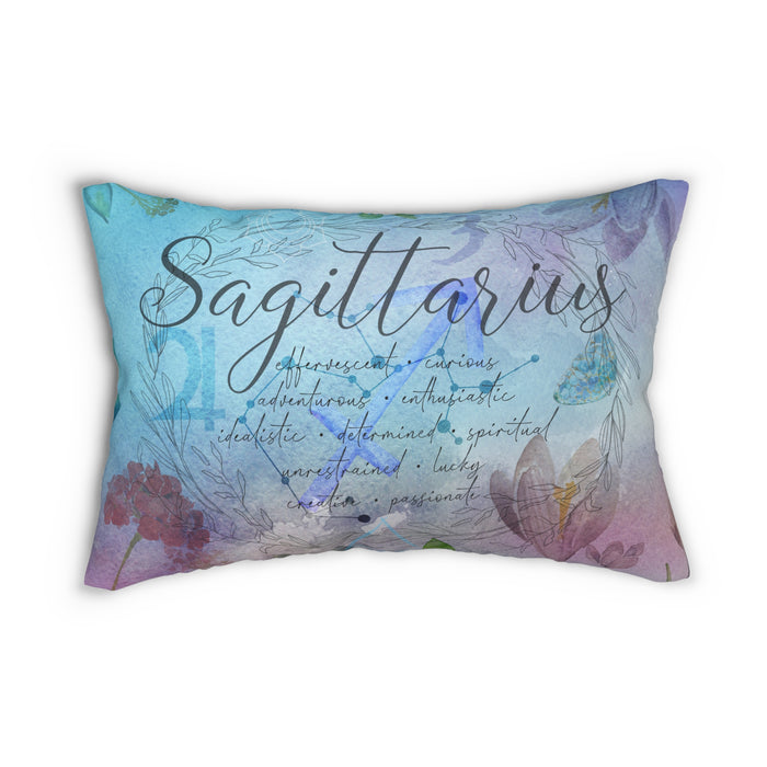 Sagittarius Spun Polyester Lumbar Pillow