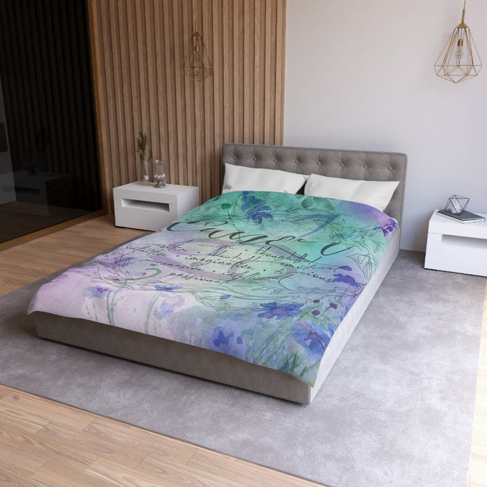 Cancer Microfiber Duvet Cover