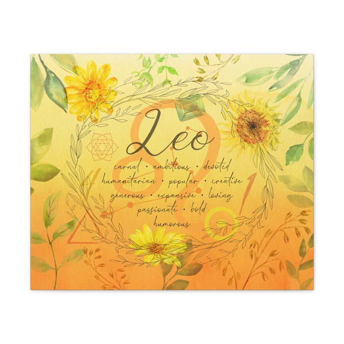 Leo Canvas Gallery Wraps