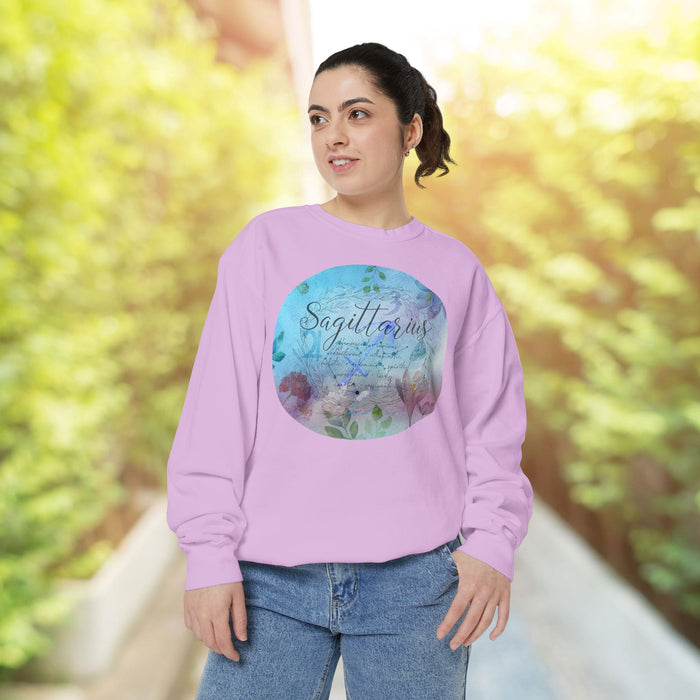 Sagittarius Unisex Garment-Dyed Sweatshirt