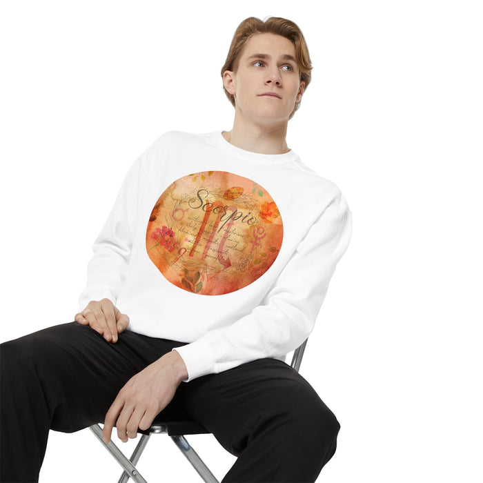 Scorpio Unisex Garment-Dyed Sweatshirt