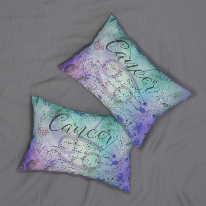 Cancer Spun Polyester Lumbar Pillow