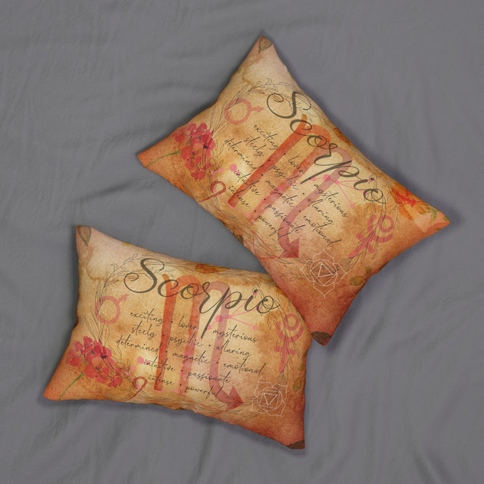 Scorpio Spun Polyester Lumbar Pillow