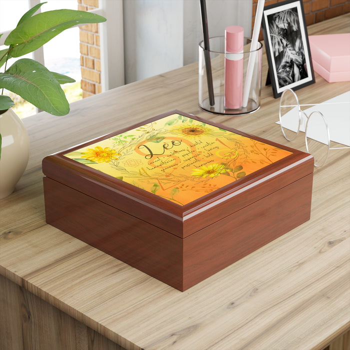 Leo Jewelry Box