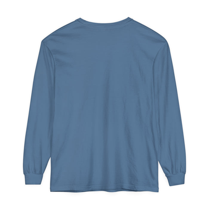 Leo Unisex Garment-dyed Long Sleeve T-Shirt