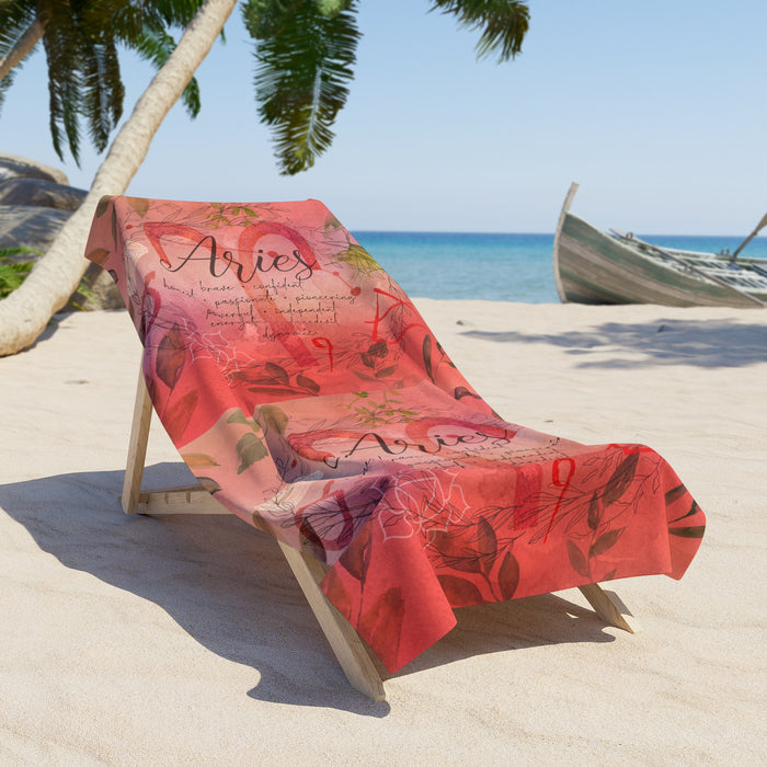 Aries Beach Towel