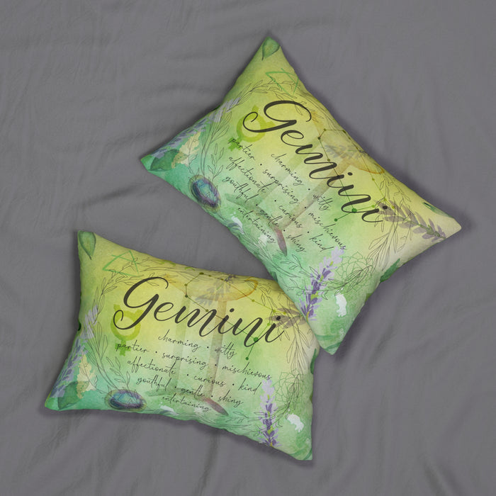 Gemini Spun Polyester Lumbar Pillow