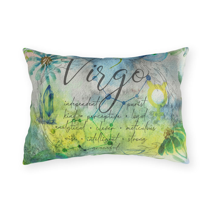 Virgo Outdoor Pillows