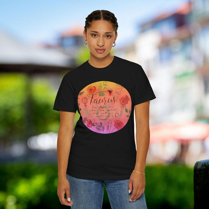 Taurus Unisex Garment-Dyed T-shirt