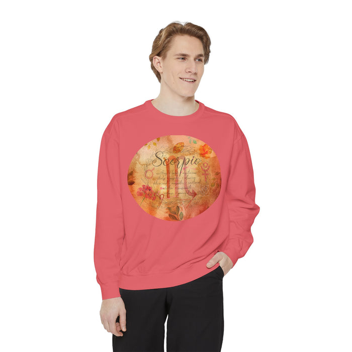 Scorpio Unisex Garment-Dyed Sweatshirt