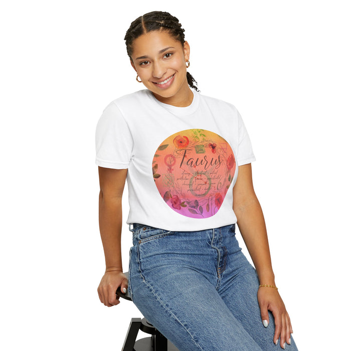 Taurus Unisex Garment-Dyed T-shirt