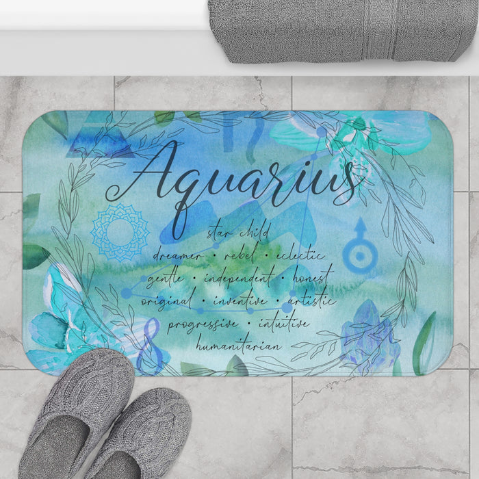 Aquarius Bath Mat
