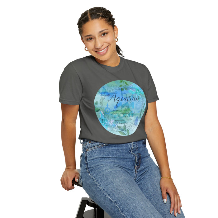 Aquarius Unisex Garment-Dyed T-shirt
