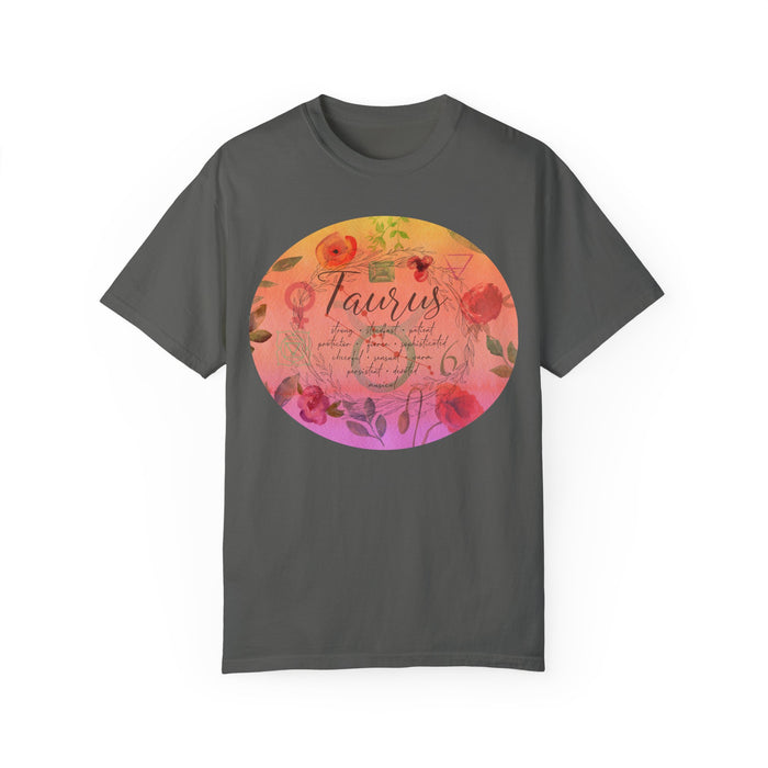 Taurus Unisex Garment-Dyed T-shirt