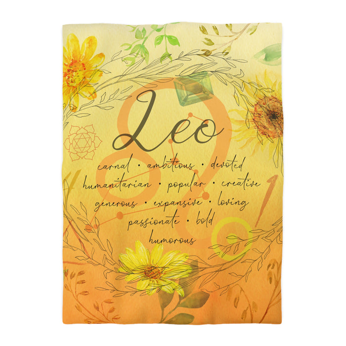 Leo Microfiber Duvet Cover