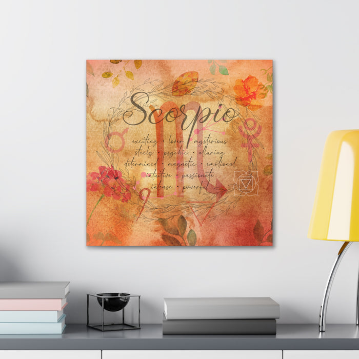 Scorpio Canvas Gallery Wraps
