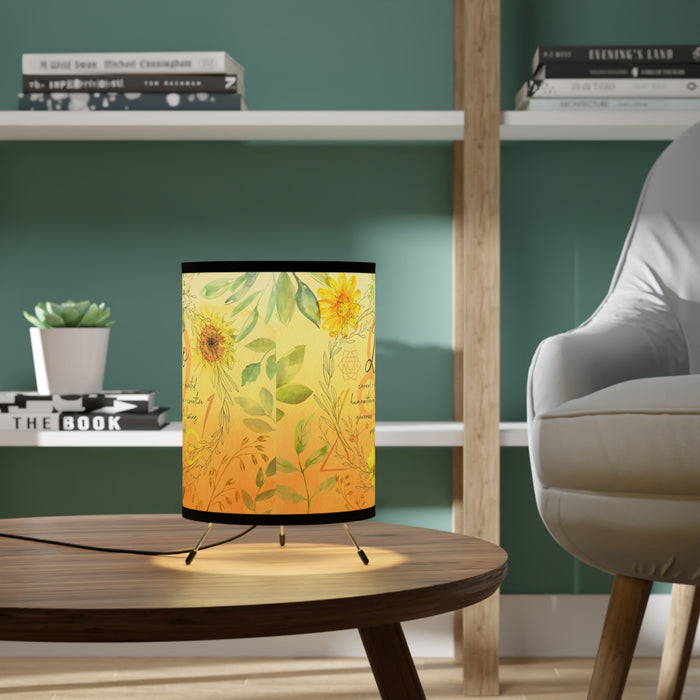 Leo Tripod Lamp with High-Res Printed Shade, US\CA plug