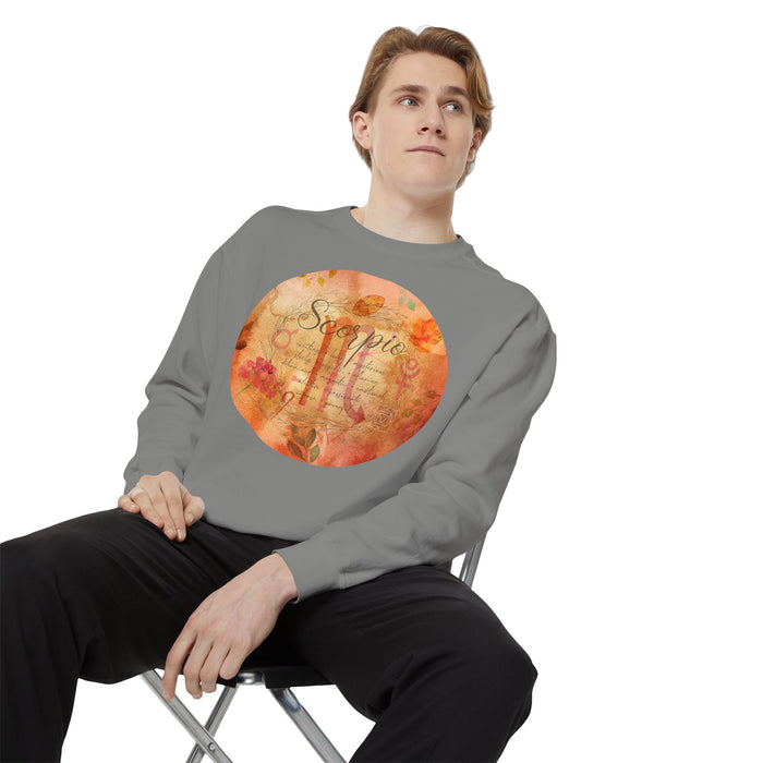 Scorpio Unisex Garment-Dyed Sweatshirt