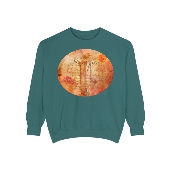 Scorpio Unisex Garment-Dyed Sweatshirt