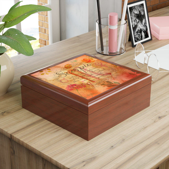 Scorpio Jewelry Box