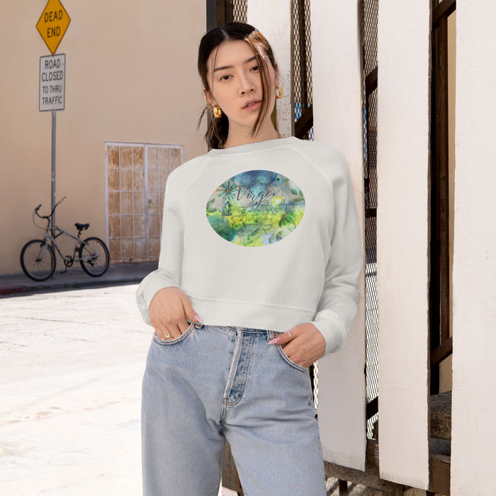 Virgo Women's Cropped Fleece Pullover