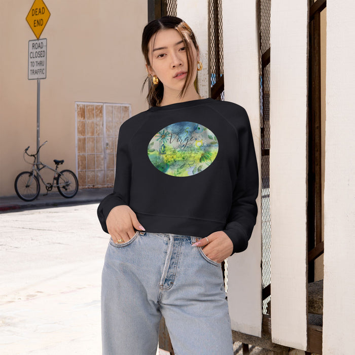 Virgo Women's Cropped Fleece Pullover