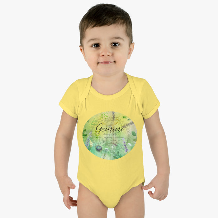 Gemini Infant Baby Rib Bodysuit