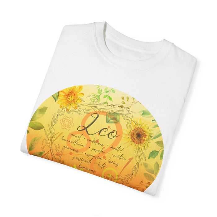 Leo Unisex Garment-Dyed T-shirt