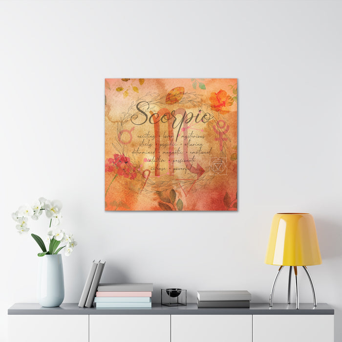 Scorpio Canvas Gallery Wraps