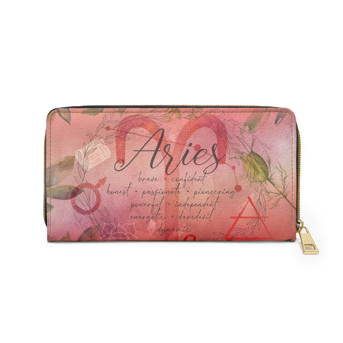 Aries Zipper Wallet