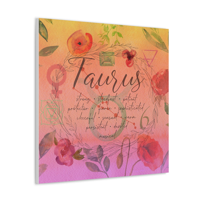 Taurus Canvas Gallery Wraps