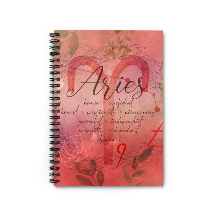 Aries Spiral Notebook - Ruled Line