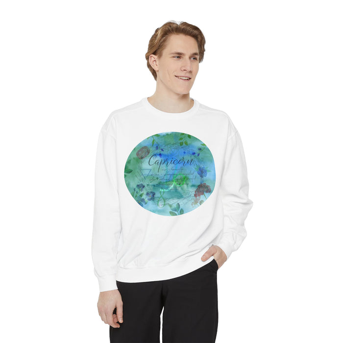 Capricorn Unisex Garment-Dyed Sweatshirt