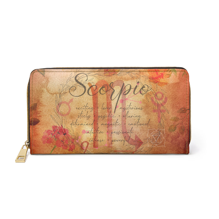 Scorpio Zipper Wallet