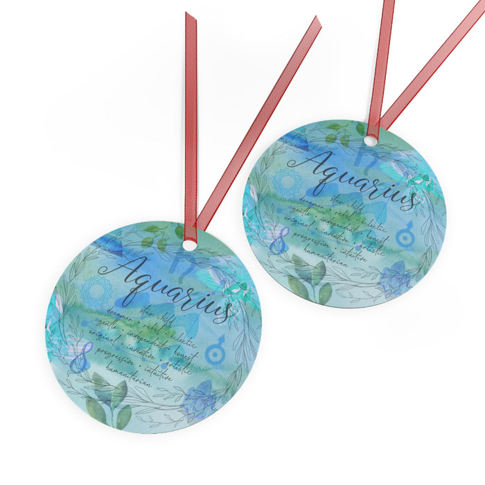 Aquarius Metal Ornaments