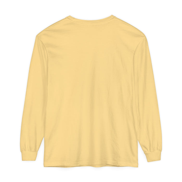 Gemini Unisex Garment-dyed Long Sleeve T-Shirt