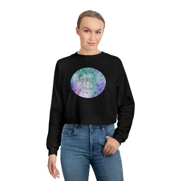 Cancer Women's Cropped Fleece Pullover
