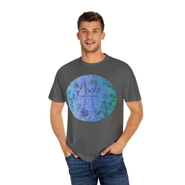 Pisces Unisex Garment-Dyed T-shirt