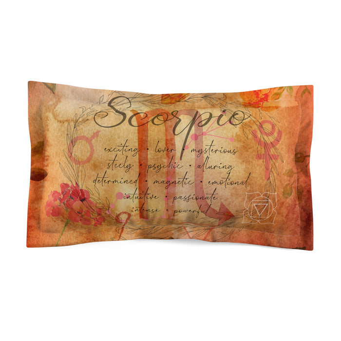 Scorpio Microfiber Pillow Sham