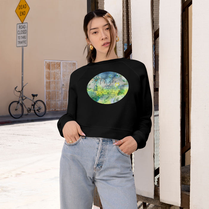 Virgo Women's Cropped Fleece Pullover