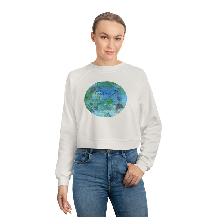 Capricorn Women's Cropped Fleece Pullover