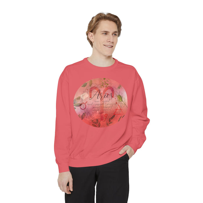 Aries Unisex Garment-Dyed Sweatshirt